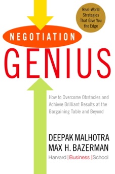 Negotiation Genius - Deepak Malhotra & Max Bazerman