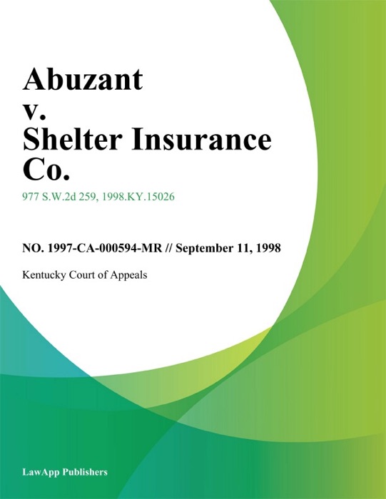 Abuzant v. Shelter Insurance Co.