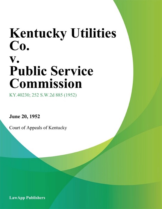 Kentucky Utilities Co. v. Public Service Commission