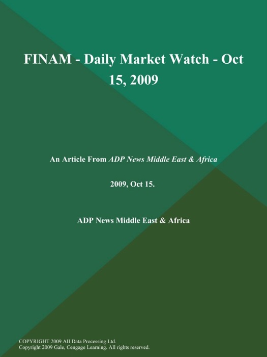 FINAM - Daily Market Watch - Oct 15, 2009