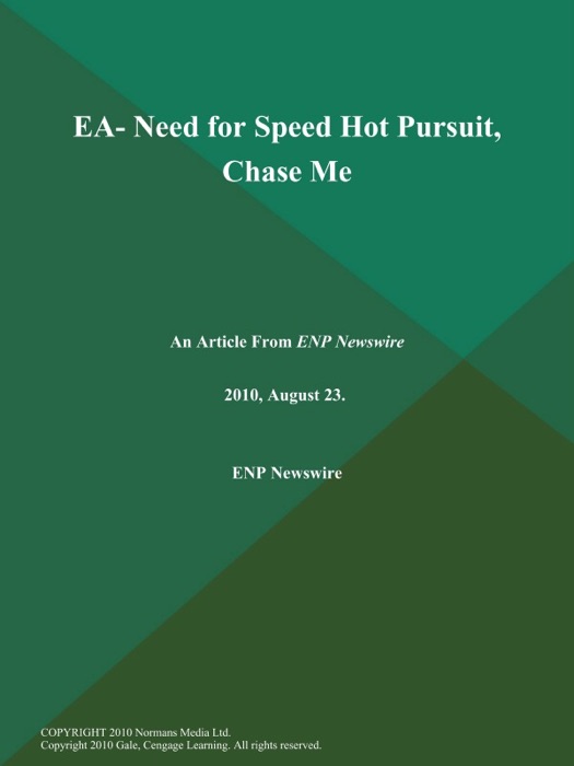 EA- Need for Speed Hot Pursuit, Chase Me