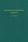 Eigenvalues in Riemannian Geometry - Isaac Chavel