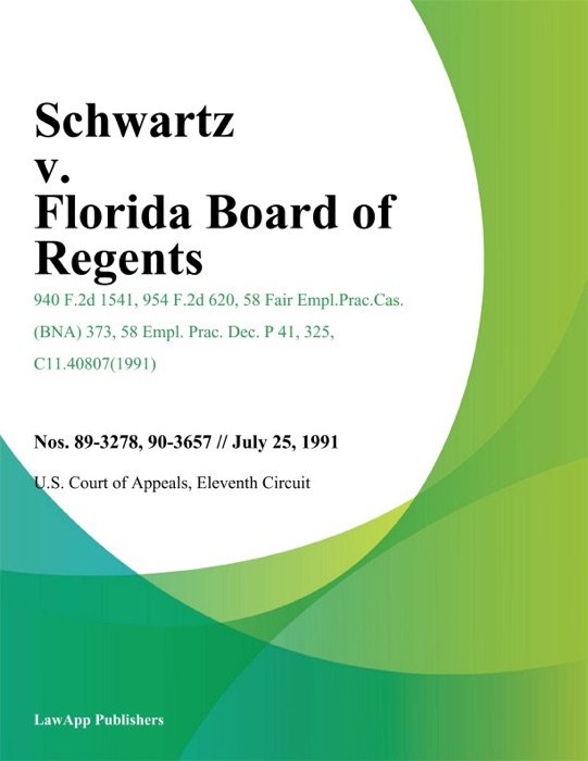 Schwartz v. Florida Board of Regents