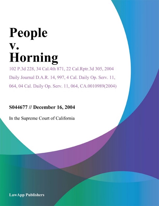 People v. Horning