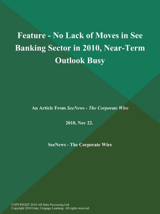 Feature - No Lack of Moves in See Banking Sector in 2010, Near-Term Outlook Busy