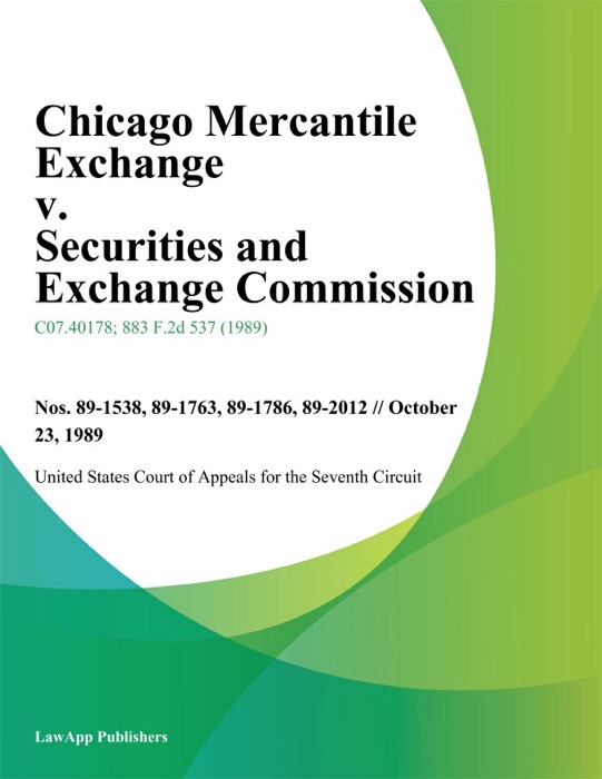 Chicago Mercantile Exchange v. Securities and Exchange Commission