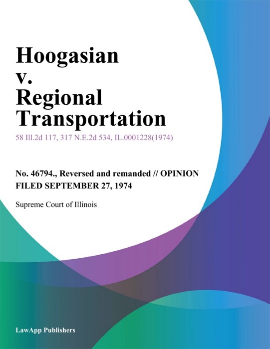 Hoogasian v. Regional Transportation