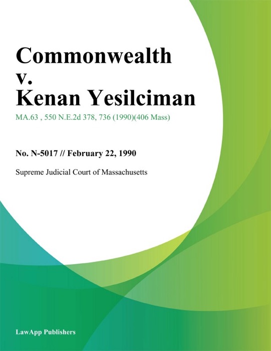 Commonwealth v. Kenan Yesilciman