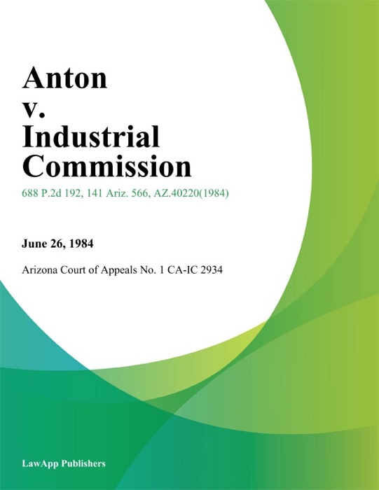 Anton V. Industrial Commission