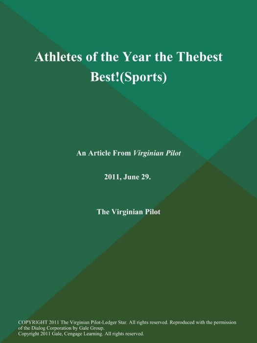 Athletes of the Year the Thebest Best! (Sports)