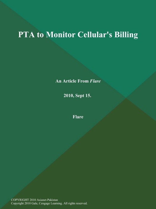 PTA to Monitor Cellular's Billing