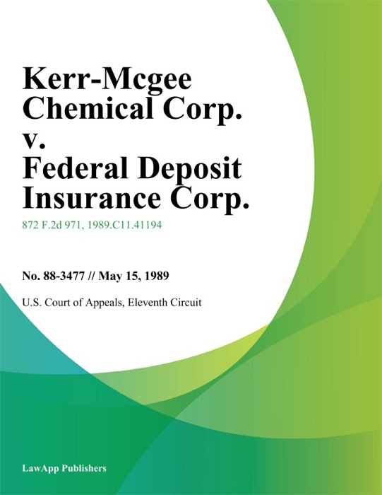 Kerr-Mcgee Chemical Corp. v. Federal Deposit Insurance Corp.