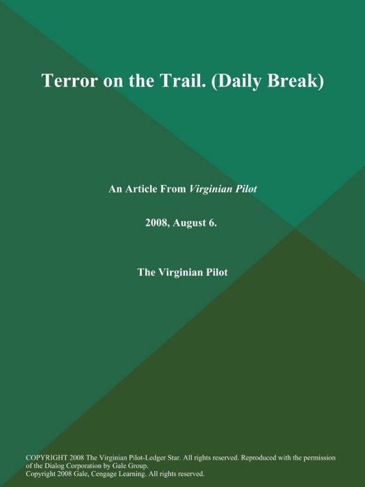 Terror on the Trail (Daily Break)