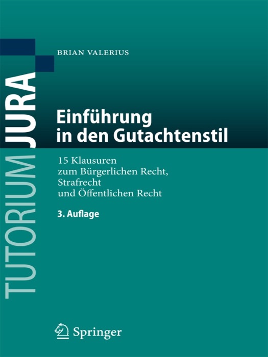 Einführung in den Gutachtenstil