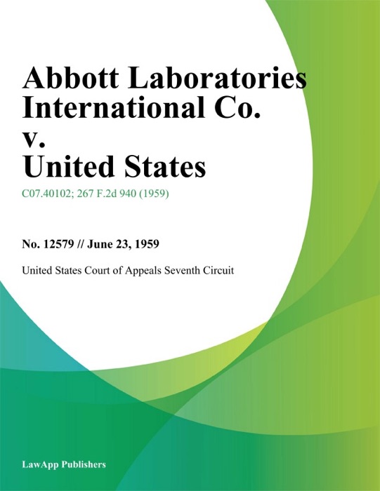Abbott Laboratories International Co. v. United States