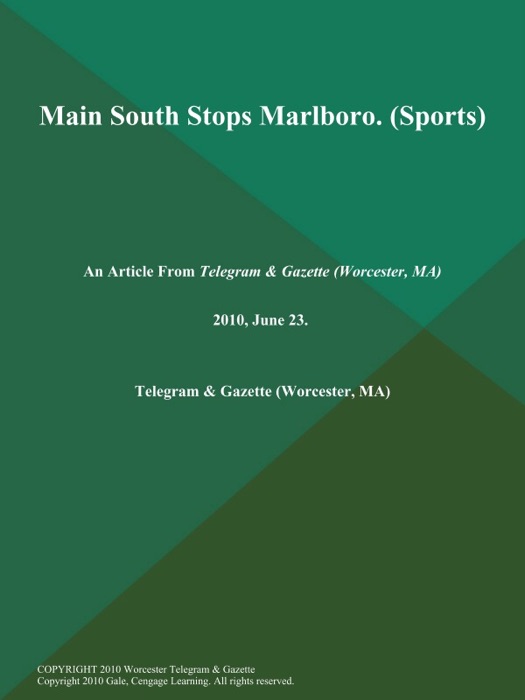 Main South Stops Marlboro (Sports)