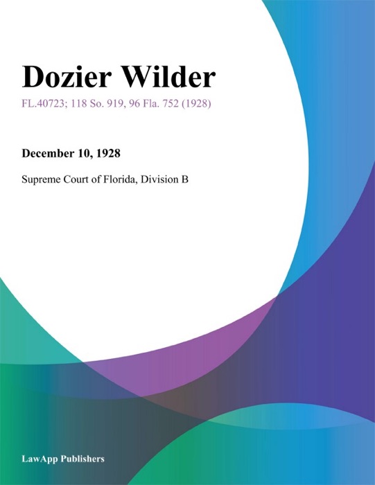 Dozier Wilder