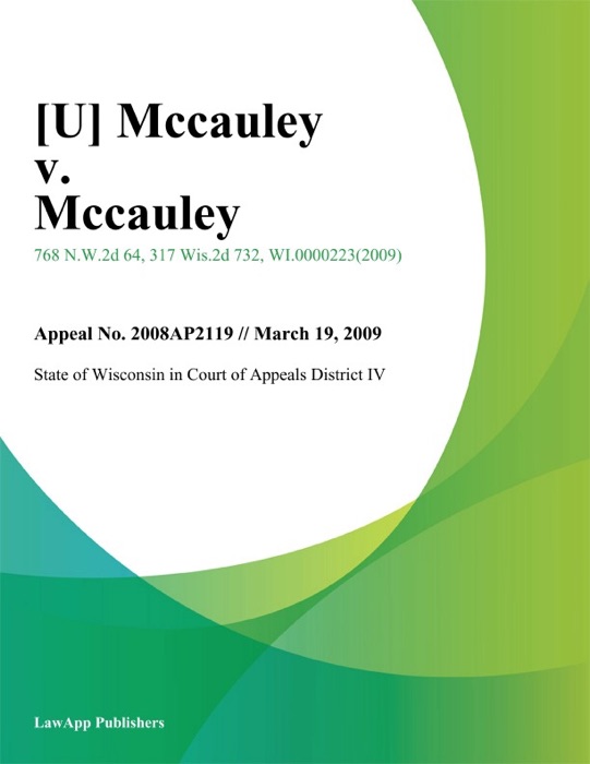 Mccauley v. Mccauley