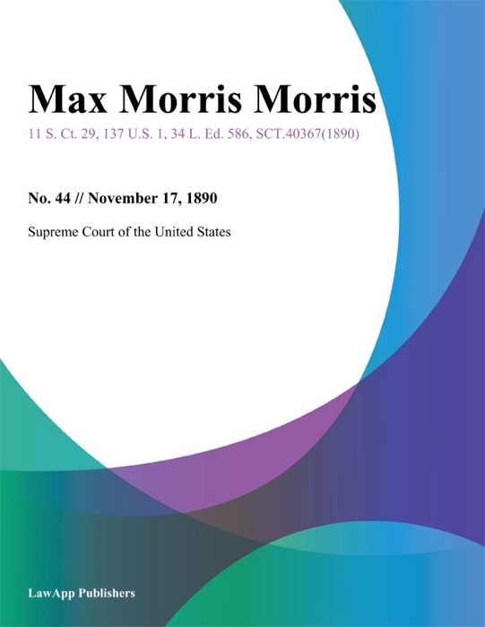 Max Morris Morris