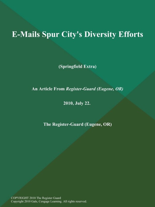 E-Mails Spur City's Diversity Efforts (Springfield Extra)