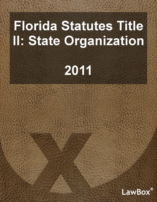 Florida Statutes Title II 2011