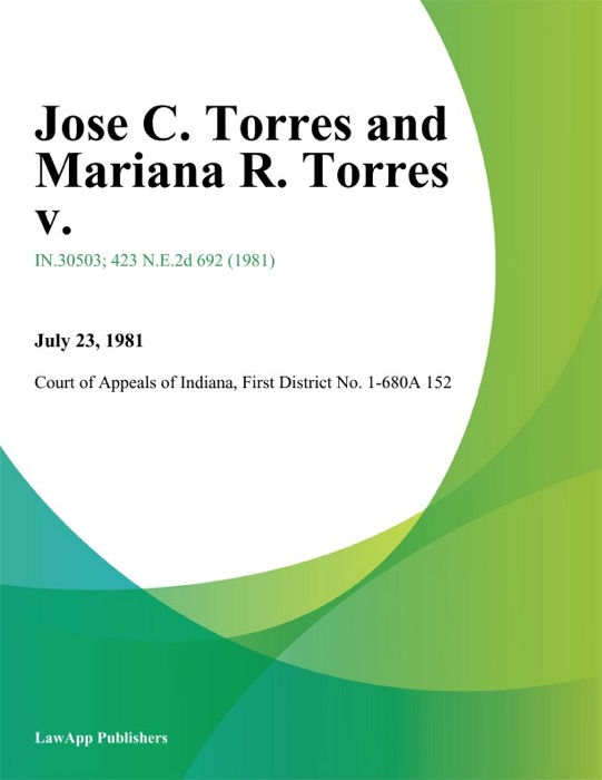 Jose C. Torres and Mariana R. Torres V.