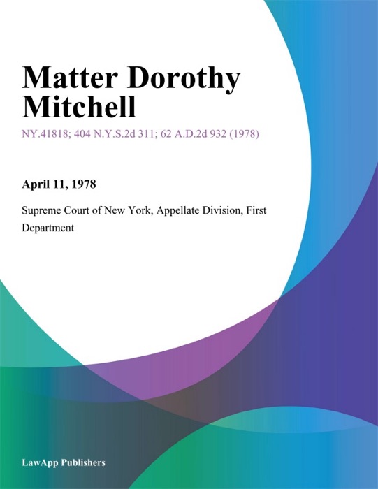 Matter Dorothy Mitchell