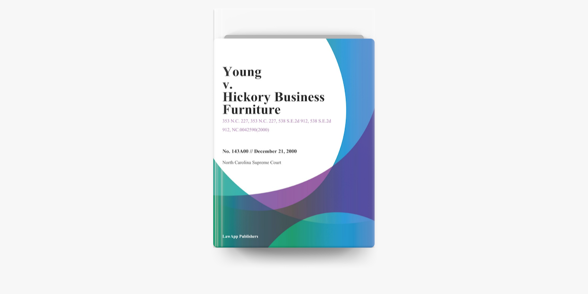 Young V Hickory Business Furniture On Apple Books
