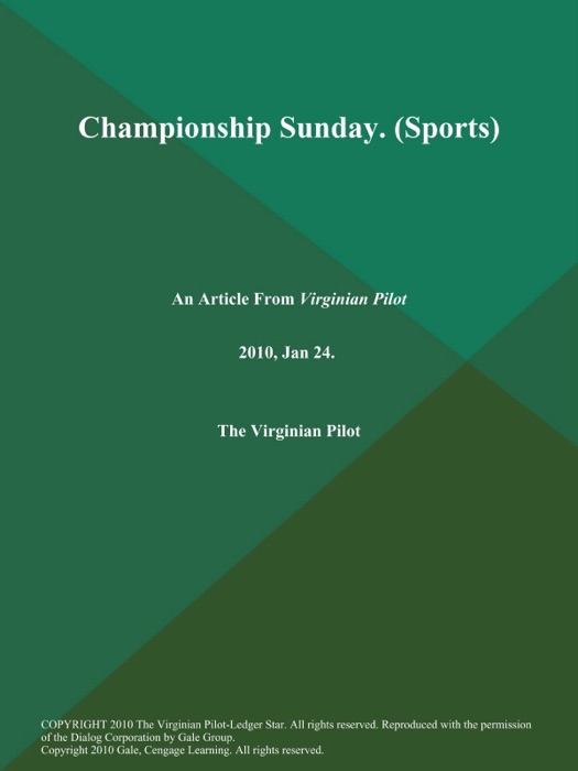 Championship Sunday (Sports)