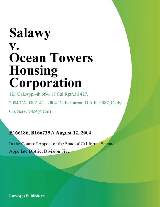 Salawy V. Ocean Towers Housing Corporation