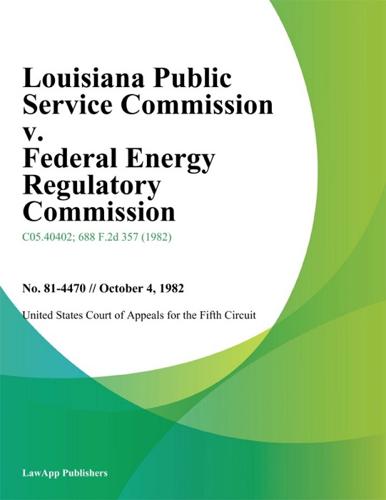 Louisiana Public Service Commission v. Federal Energy Regulatory Commission