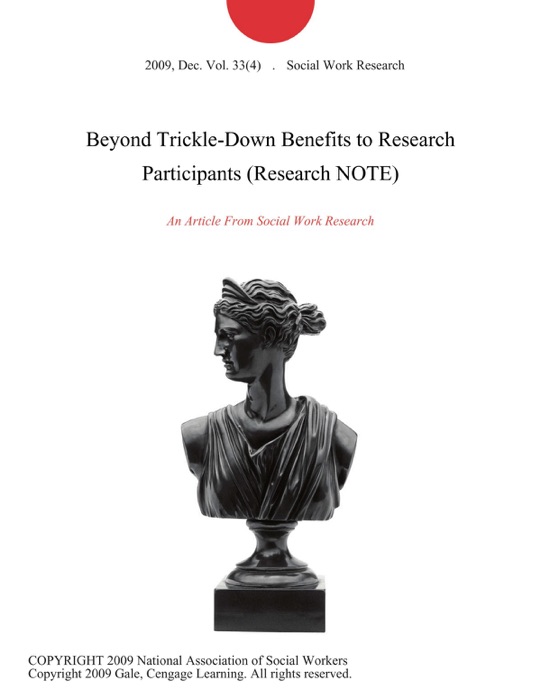 Beyond Trickle-Down Benefits to Research Participants (Research NOTE)