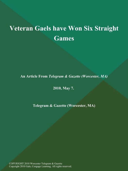 Veteran Gaels have Won Six Straight Games