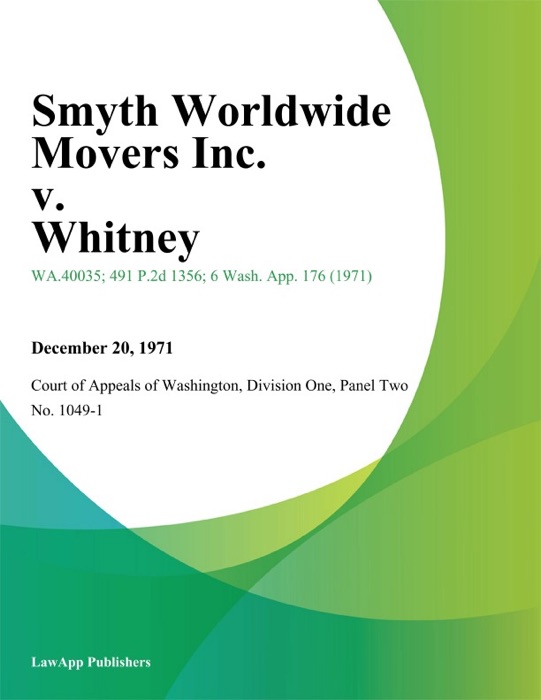 Smyth Worldwide Movers Inc. v. Whitney