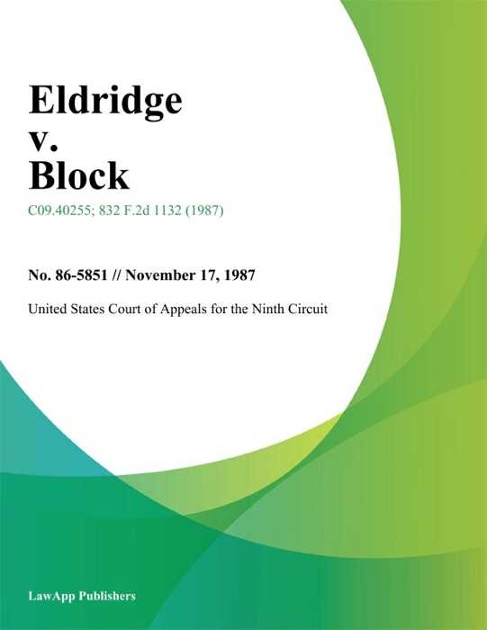 Eldridge V. Block