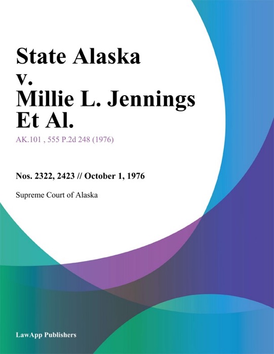 State Alaska v. Millie L. Jennings Et Al.