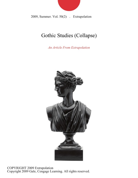 Gothic Studies (Collapse)