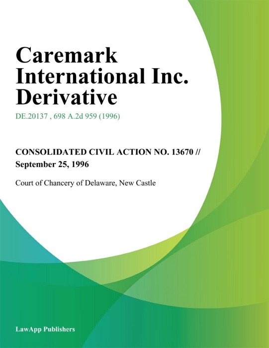 Caremark International Inc. Derivative