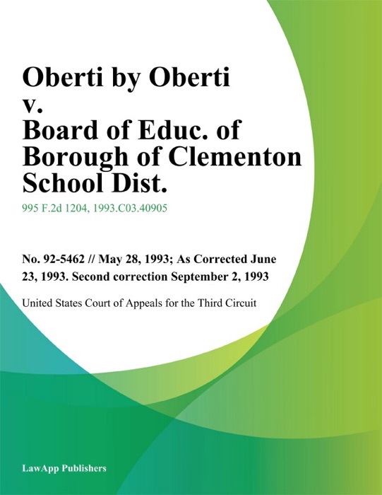 Oberti By Oberti v. Board of Educ. of Borough of Clementon School Dist.