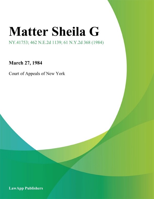 Matter Sheila G.