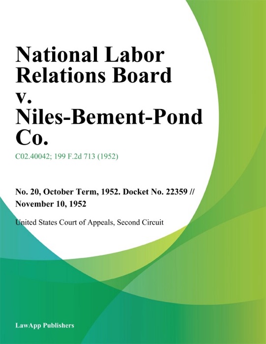 National Labor Relations Board v. Niles-Bement-Pond Co.