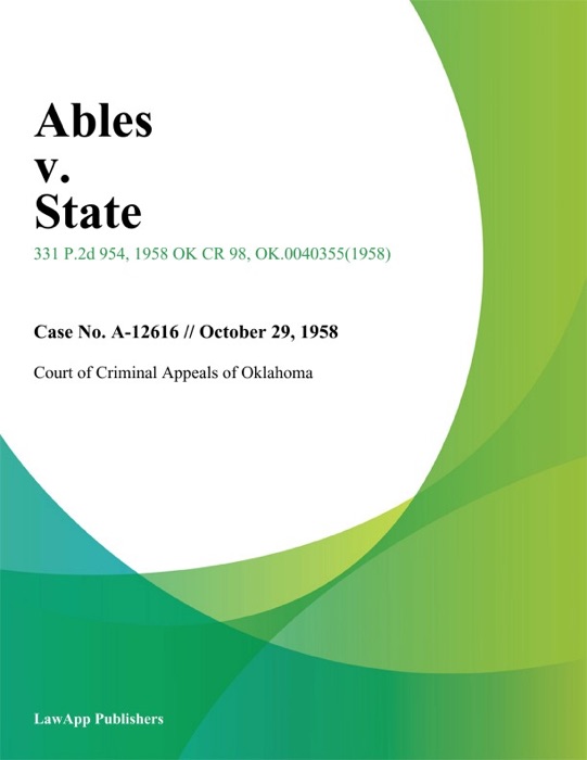 Ables v. State