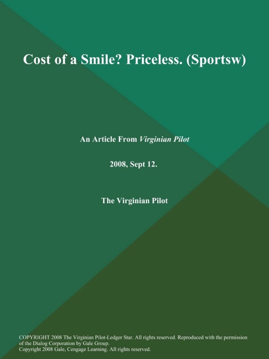 Cost of a Smile? Priceless (Sportsw)