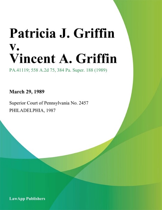 Patricia J. Griffin v. Vincent A. Griffin