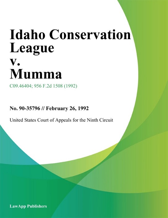 Idaho Conservation League v. Mumma