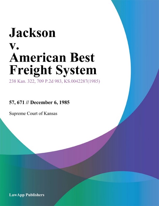 Jackson v. American Best Freight System