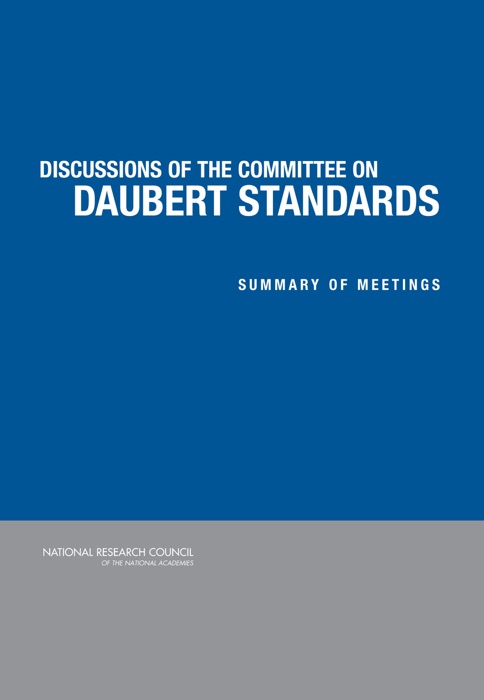 Discussions of the Committee on Daubert Standards