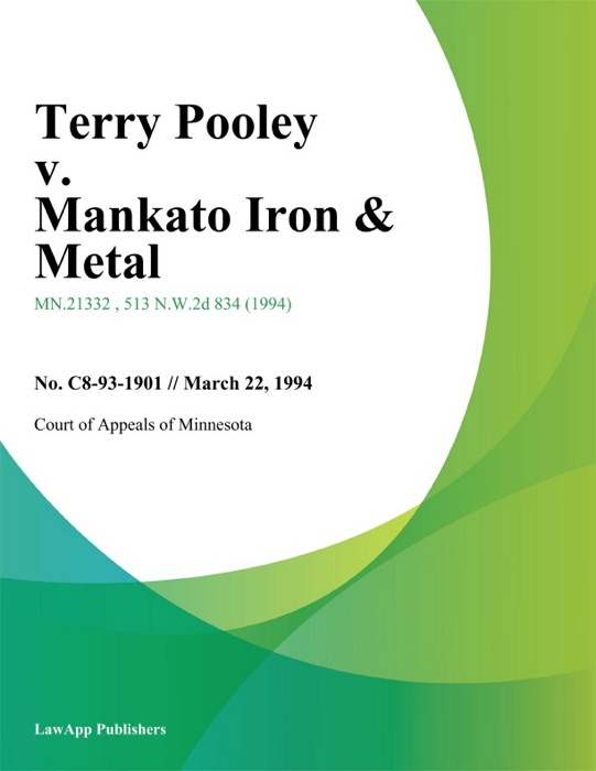 Terry Pooley v. Mankato Iron & Metal