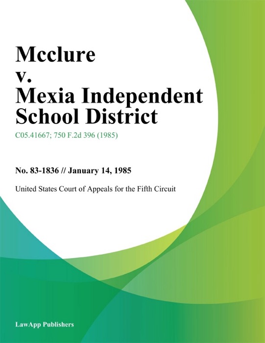 Mcclure v. Mexia Independent School District