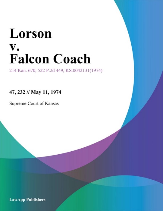 Lorson v. Falcon Coach